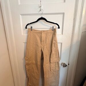 Abercrombie & Fitch Beige Cargo Pants